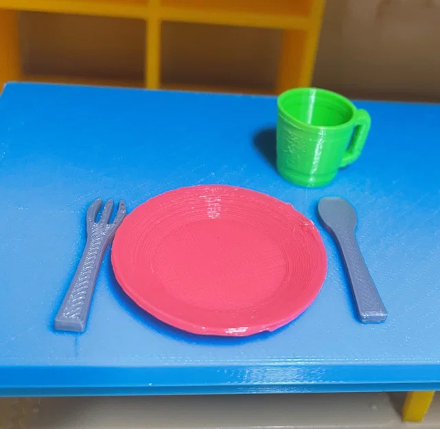 Muỗng và Nĩa cho Nhà Búp Bê - Image 1