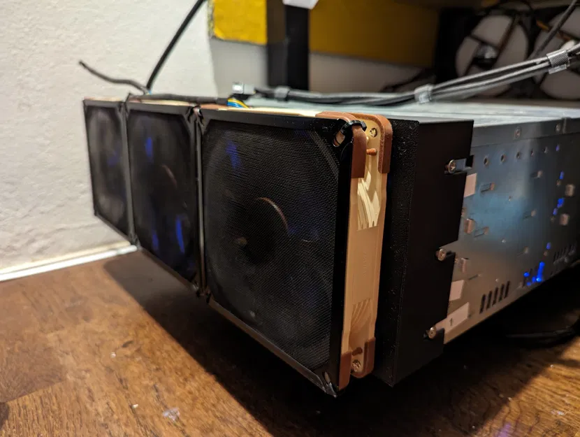 Giá đỡ quạt trước cho máy chủ Supermicro 836 3U với 3 quạt 140mm - Image 4