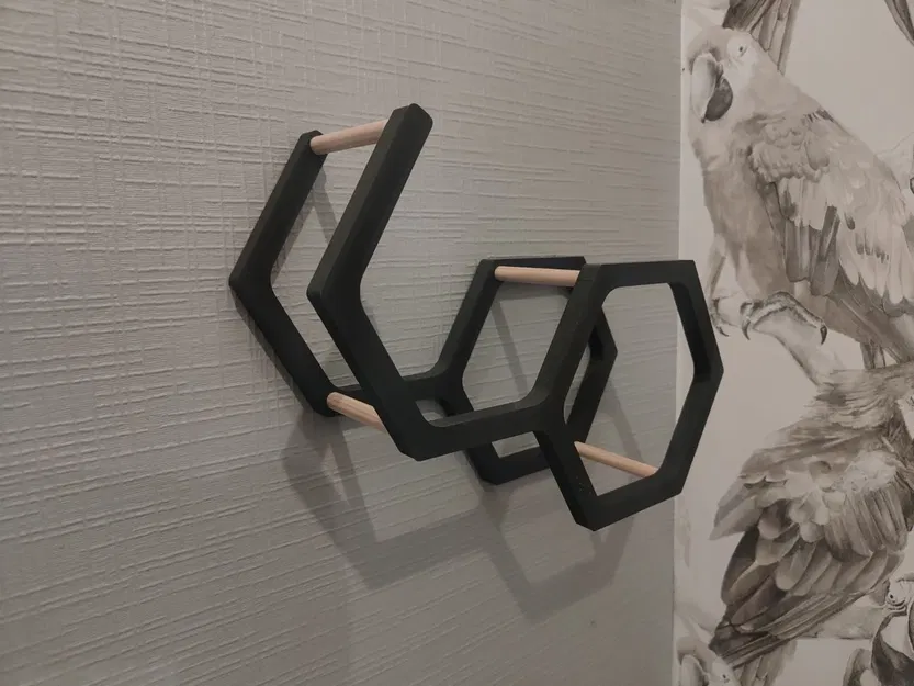 Giá đỡ giấy vệ sinh tổ ong hiện đại hai cuộn treo tường - Image 2