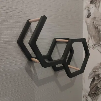 Giá đỡ giấy vệ sinh tổ ong hiện đại hai cuộn treo tường