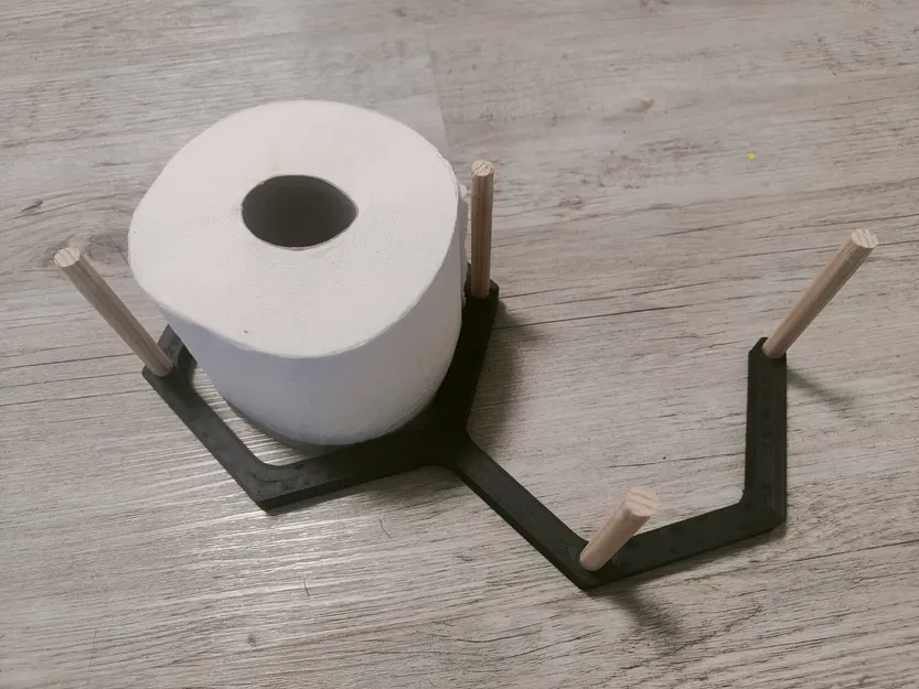 Giá đỡ giấy vệ sinh tổ ong hiện đại hai cuộn treo tường - Image 4