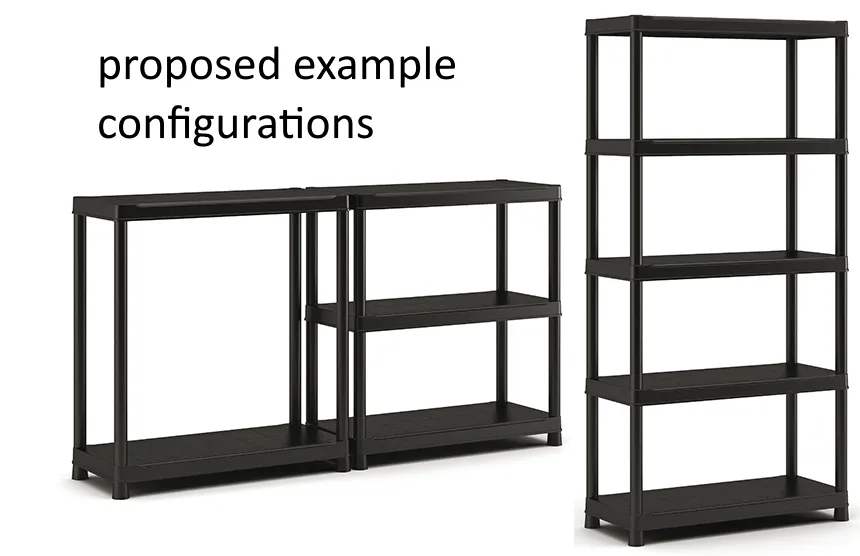 Phụ kiện thay thế cho kệ Plus 90/40/5 - Image 10