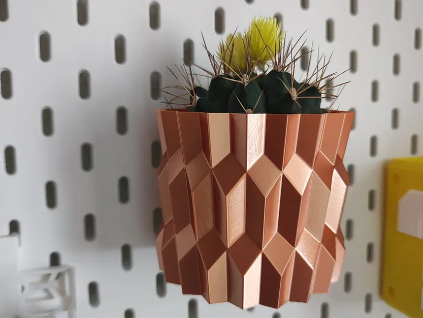 Đèn chùm pha lê treo và chậu cây cho Ikea Skadis - Image 1