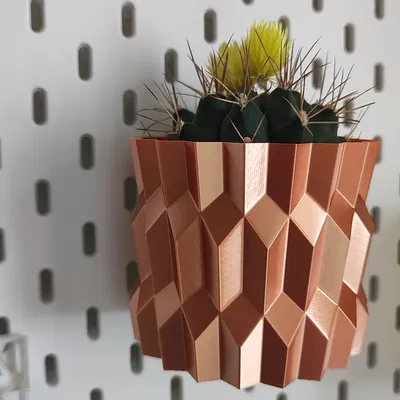 Đèn chùm pha lê treo và chậu cây cho Ikea Skadis