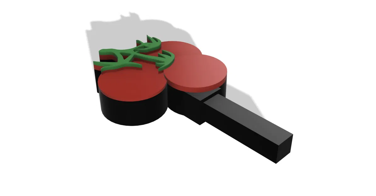 Biển báo rau cherry tomato cho vườn rau - Image 1