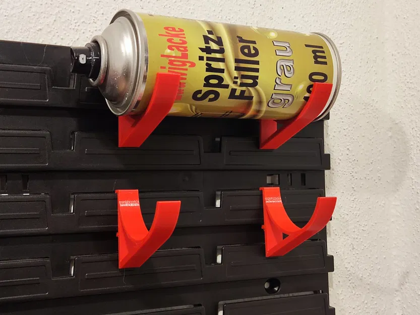 Giá đỡ chai sơn cho tường công cụ với hệ thống giá đỡ - Image 2