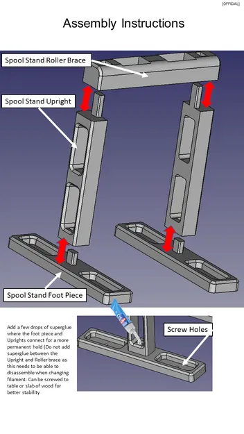 Giá đỡ cuộn filament đa năng cho máy in 3D - Image 2