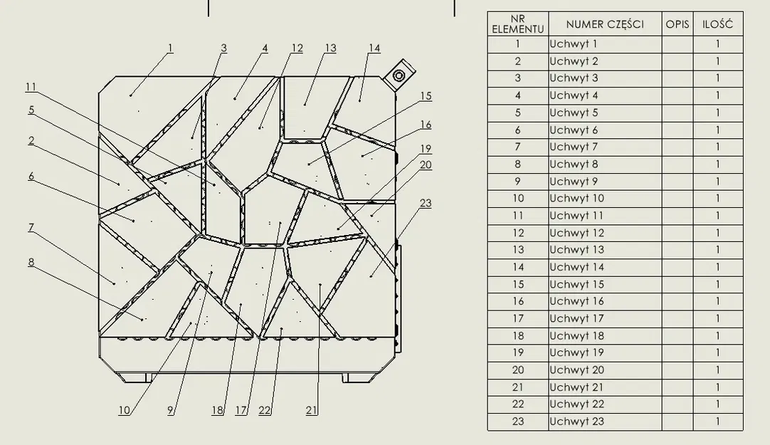 Trang trí khối lava vỡ cho thùng máy Qube 500 - Image 4