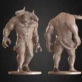 Tượng Minotaur chất lượng cao cho in 3D FDM và SLA - Thumbnail 1