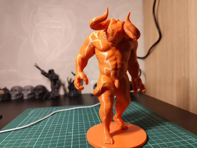 Tượng Minotaur chất lượng cao cho in 3D FDM và SLA - Image 2