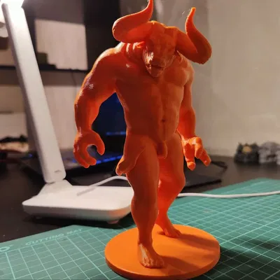 Tượng Minotaur chất lượng cao cho in 3D FDM và SLA