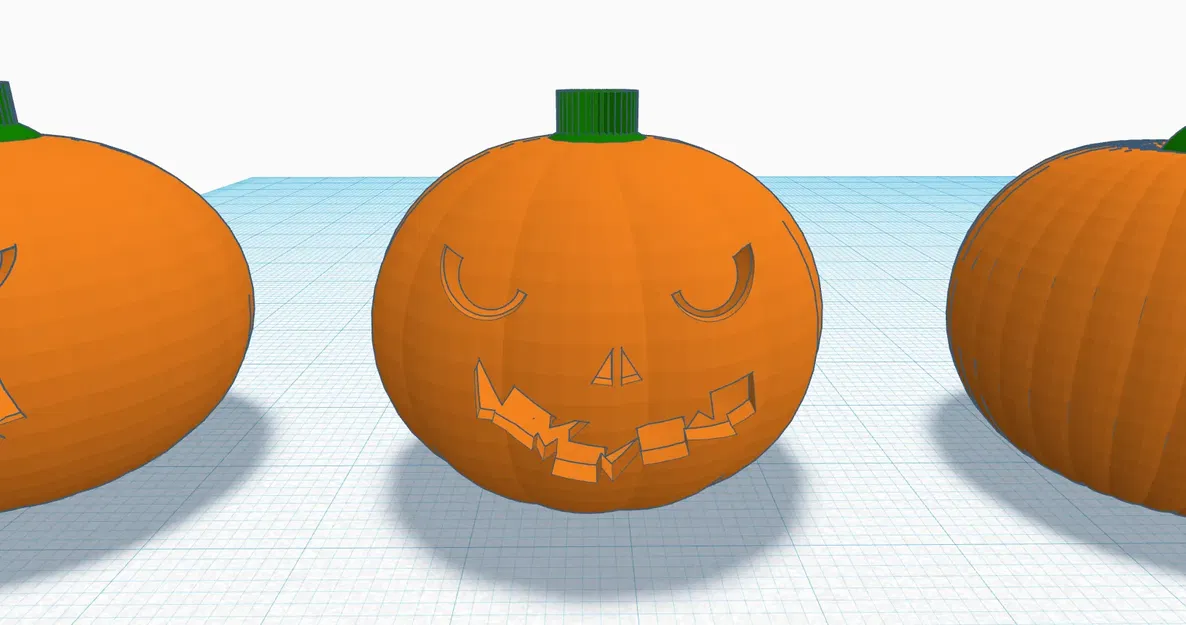 8 hình dáng bí ngô trang trí Halloween - Image 8