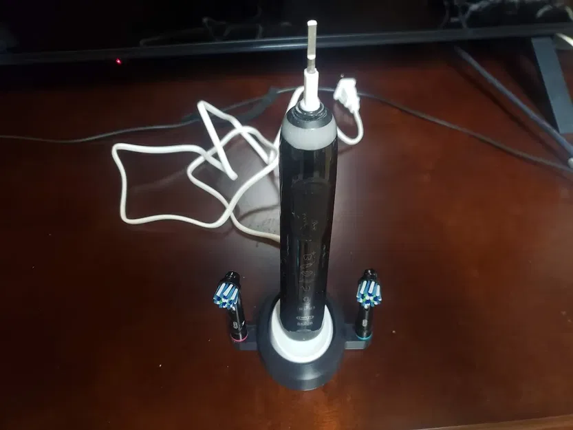 Nắp sạc Oral-B 3757 với giá đỡ đầu bàn chải đánh răng - Image 1