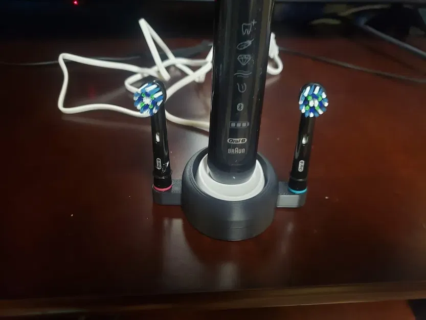 Nắp sạc Oral-B 3757 với giá đỡ đầu bàn chải đánh răng - Image 2