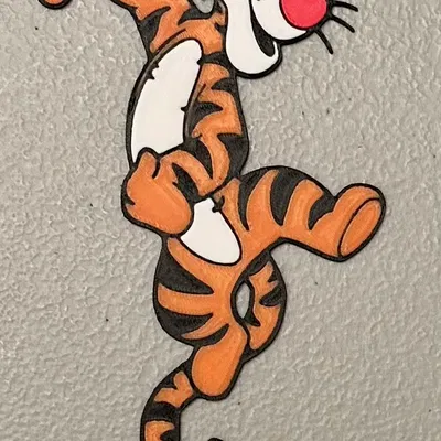 Nam châm Tigger đa màu sắc 4 màu