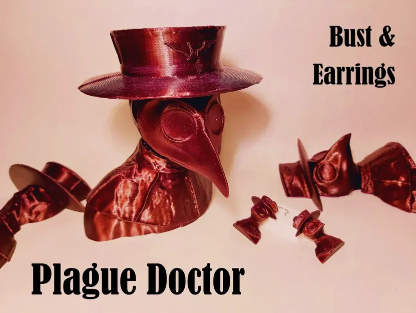 Bức tượng và khuyên tai Bác sĩ Dịch hạch - Image 1
