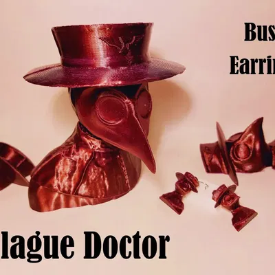 Bức tượng và khuyên tai Bác sĩ Dịch hạch