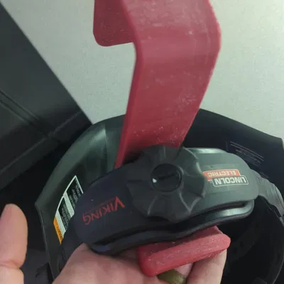 Móc treo mũ bảo hiểm cho tường văn phòng 2 inch