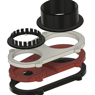 Bộ phận che bụi Bosch 1617 với bộ phân tách không khí cho CNC R...