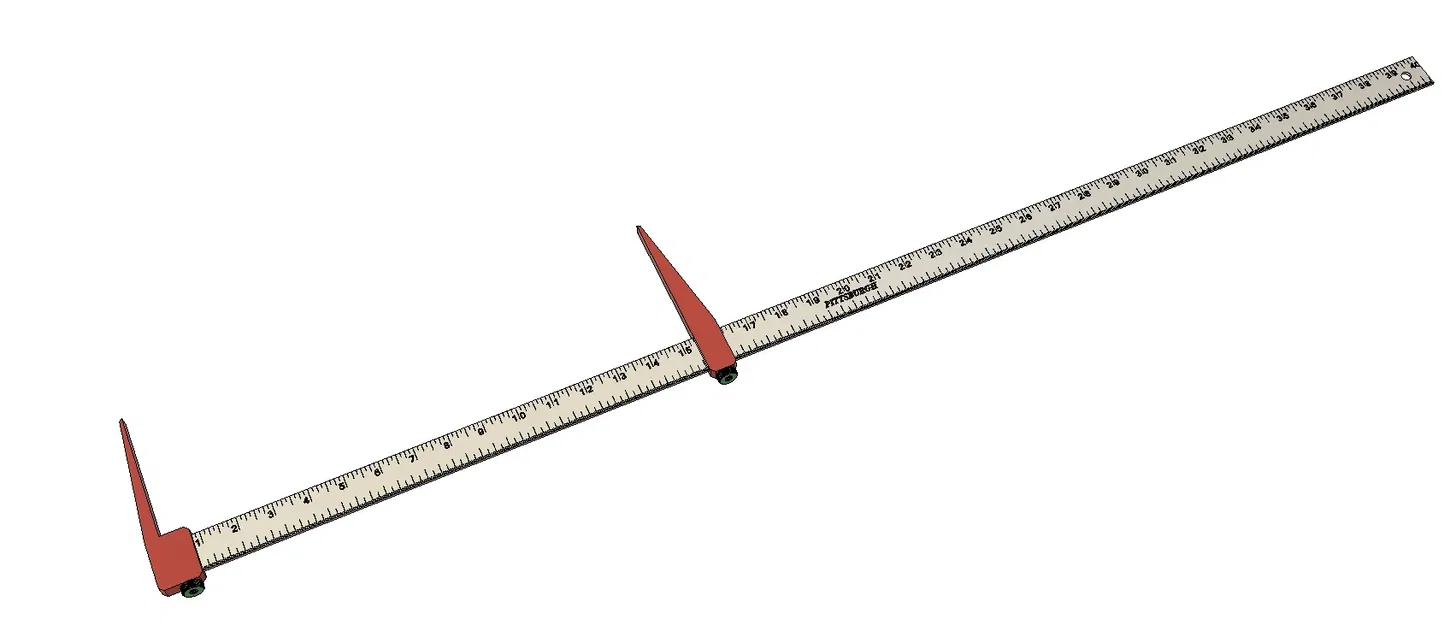 Mỏ cặp điều chỉnh cho thước nhôm 40" Harbor Freight - Image 2