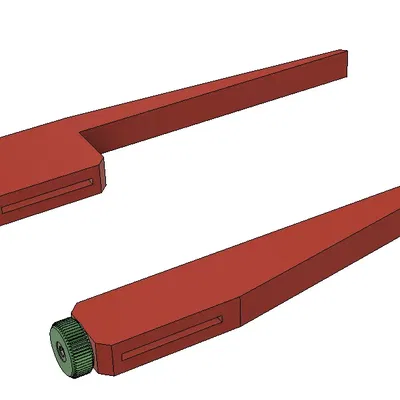 Mỏ cặp điều chỉnh cho thước nhôm 40" Harbor Freight