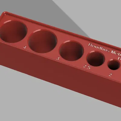 Giá đỡ dụng cụ Bondhus 1x4 cho bộ lục giác Metric