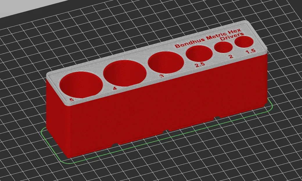 Giá đỡ dụng cụ Bondhus 1x4 cho bộ lục giác Metric - Image 3