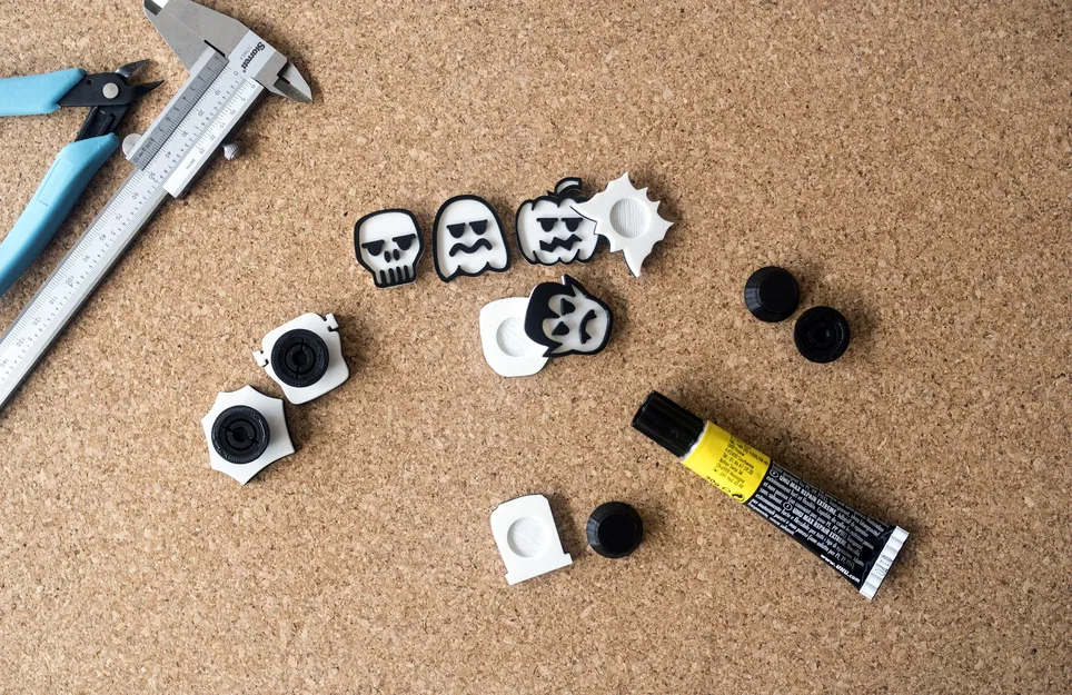 Bộ núm in 3D ma quái cho Halloween - Image 4