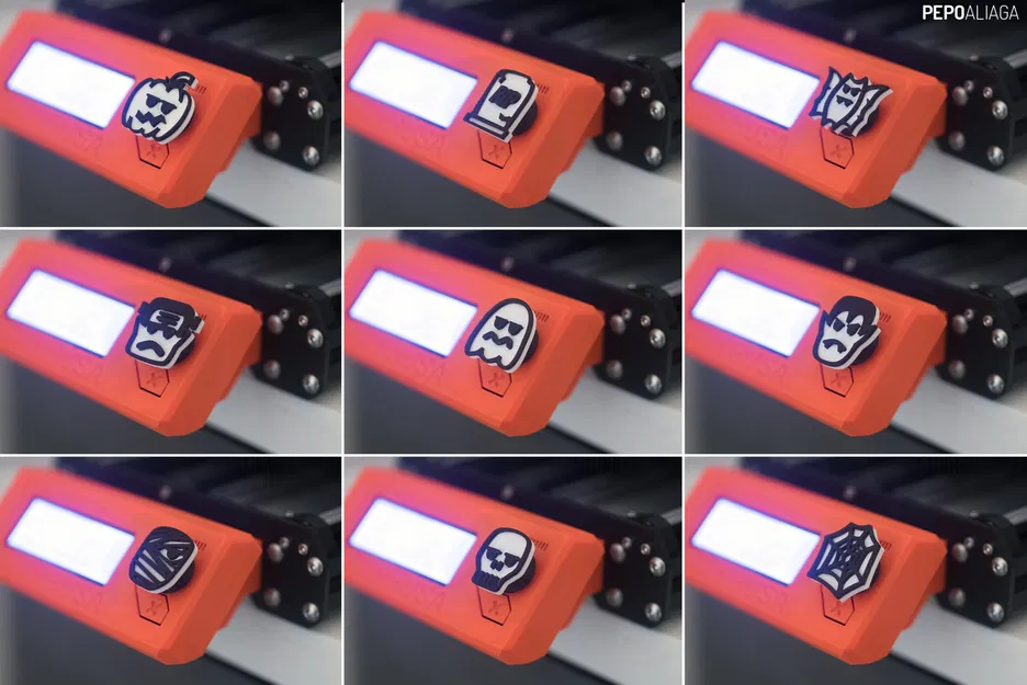 Bộ núm in 3D ma quái cho Halloween - Image 5