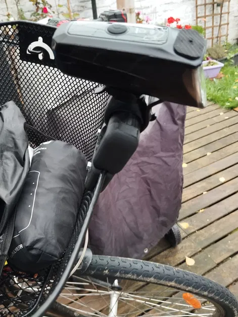 Giá đỡ đèn xe đạp gắn trên giỏ xe - Image 3