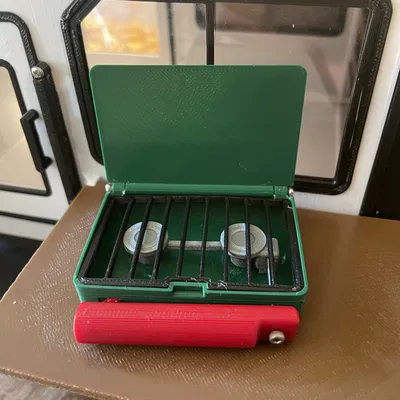 Bếp cắm trại tỷ lệ 1:8 giống như Coleman