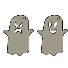 Móc khóa hình ma nhỏ xinh cho mùa Halloween