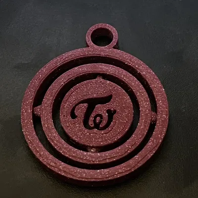 Móc khóa Gimble với logo Twice