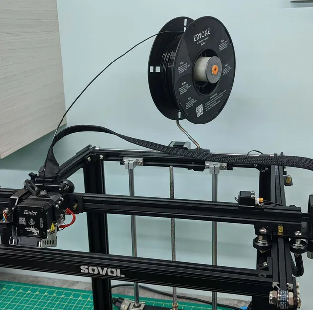 Giá đỡ cuộn filament xoay cho máy in 3D Ender 5 và Sovol SV05 - Image 3