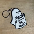 Móc khóa ma Halloween hai mặt - Thumbnail 1