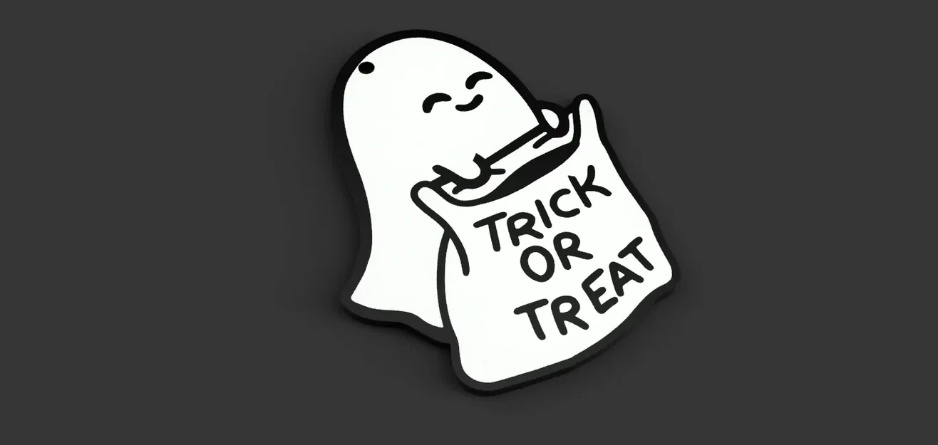 Móc khóa ma Halloween hai mặt - Image 2