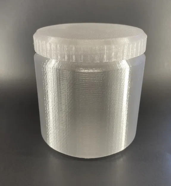 Bình đựng hình trụ mịn với nắp ren cho in nhanh - Image 4