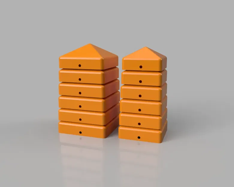 Nắp đậy cho cột hàng rào gỗ, kích thước 70 và 90 mm - Image 4