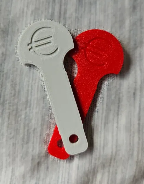 **Tiền xu cart có thể tháo rời - Không còn chìa khóa lủng lẳn... - Image 1