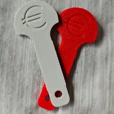 **Tiền xu cart có thể tháo rời - Không còn chìa khóa lủng lẳn...