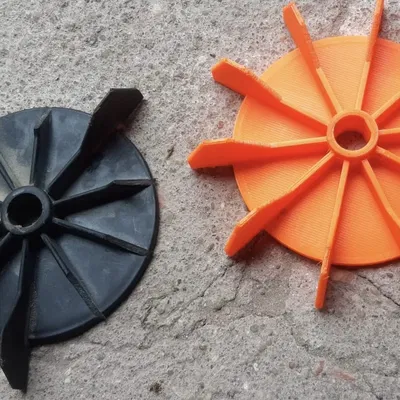 Quạt động cơ điện với lỗ trong 11.6mm và đường kính 107.5mm