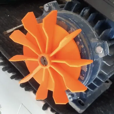 Quạt động cơ điện với lỗ trong 11.6mm và đường kính 107.5mm