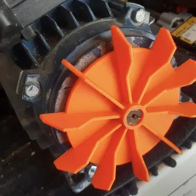 Quạt động cơ điện với lỗ trong 11.6mm và đường kính 107.5mm