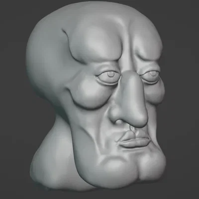 Đầu của Squidward điển trai