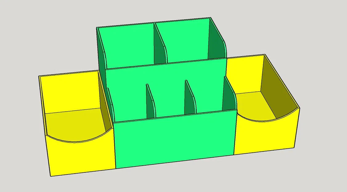 Giá đỡ tổ chức văn phòng phẩm GT96 với ngăn để mỹ phẩm - Image 1