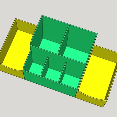 Giá đỡ tổ chức văn phòng phẩm GT96 với ngăn để mỹ phẩm