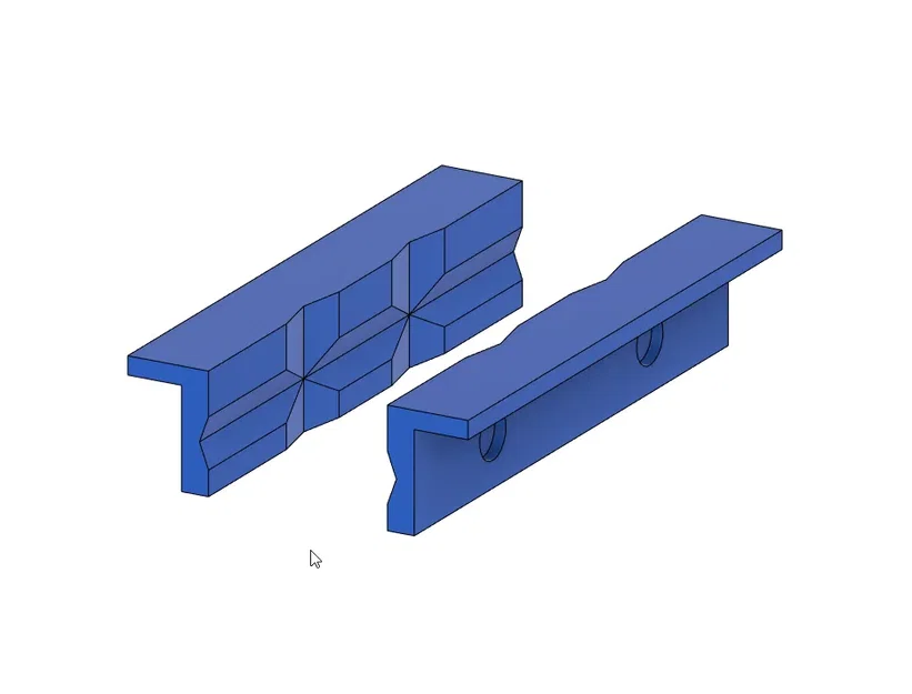 Máng kẹp 125mm với nam châm 10mm x 2mm - Image 1