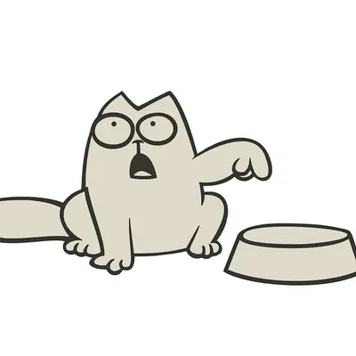 Nam châm tủ lạnh mèo Simon đáng yêu