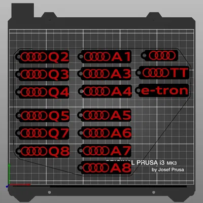 Móc khóa Audi đa dạng cho tín đồ xe hơi