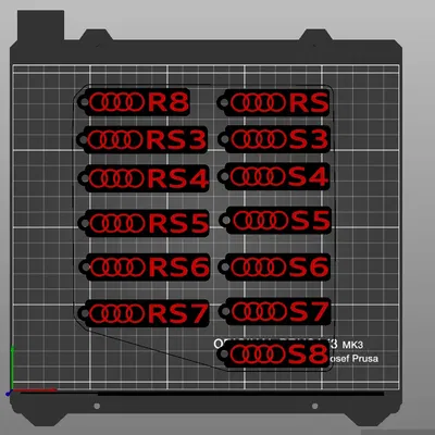 Móc khóa Audi đa dạng cho tín đồ xe hơi